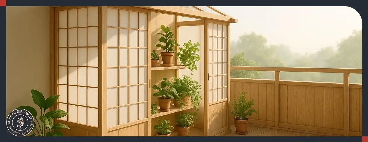 گلخانه خانگی در تراس یا بالکن